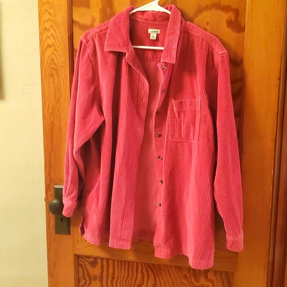 L.L. Bean Corduroy button up